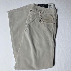 Lucky Brand‎ Men Vintage 218 Dungarees Corduroy Pants Size 36x32 Made in USA